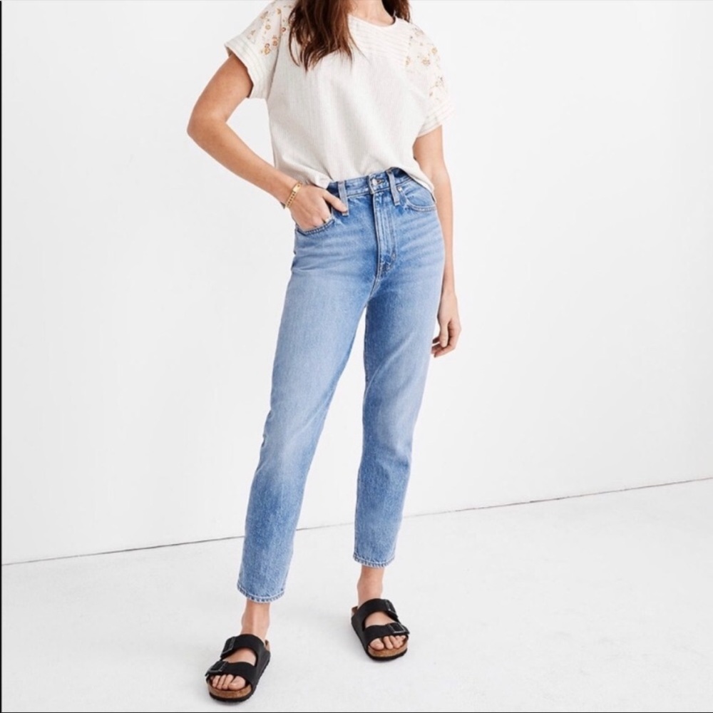 SOLD!!! Madwell The Mom Jean Melva Wash